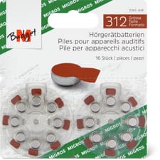 312 16 pièces pile auditive