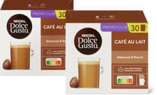 Nescafé Dolce Gusto Capsules de café Dolce Gusto Café au lait, 2 x 30 capsules