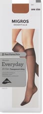 Ladies knee-highs (Grösse: one size, Farbe: tan)
