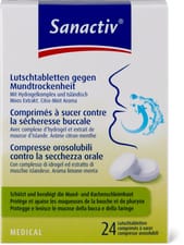 Sanacetiv comprimés contre la sécheresse buccale
