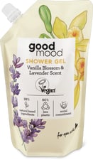 Gel douche Vanilla Blossom & Lavender good mood en sachet de recharge