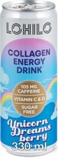 Lohilo Unicorn Dreams Berry Collagen Energy Drink