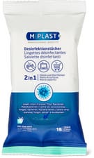 M-Plast 2in1 Lingettes désinfectantes