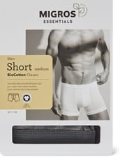 Men's Short Cot (Farbe: med.grey, Grösse: S)