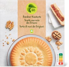 Migros Bio tourte aux noix des Grisons