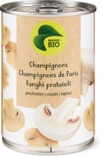 Bio Champignons de Paris coupés