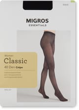 Collant donna Crêpe 40 Den (Taglie: L, Colore: nero)