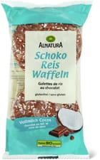 Alnatura Bio Galettes de riz au chocolat Chocolat au lait et noix de coco