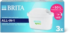 BRITA Cartouches de filtre à eau All-in-1 3 pcs.