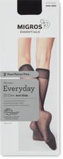 Ladies knee-highs (Grösse: one size, Farbe: anthracite)