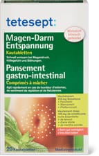 tetesept relaxant gastro-intestinal, 20 comprimés à croquer