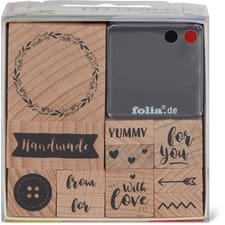 Set de tampons en bois