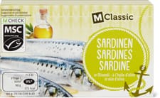 M-Classic MSC Sardines à l’huile d’olive