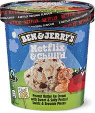 Ben & Jerry's Fairtrade Glace en bac Netflix and chill'd