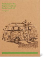 Carnet de croquis papier craft
