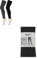 Leggings donna (Colore: nero, Taglie: XXL)