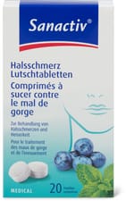 Sanactiv Comprimés à sucer contre le mal de gorge