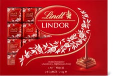 Lindt Lindor Carrés Lait