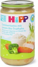 HiPP Bio Risotto aux légumes et dinde