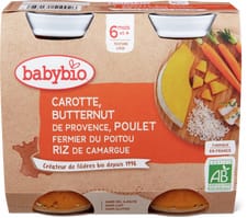 Babybio poulet riz 200g