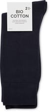 BIO Men's socks Bio Cotton 2-prs (Farbe: navy, Grösse: 43-46)