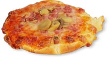 Pizzetta capricciosa avec porc