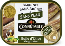 Connétable Sardines sans peau ni arêtes