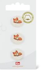 Boutons 2 trous renard