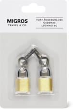 Padlock 2pcs. (Farbe: gold, Grösse: one Size)