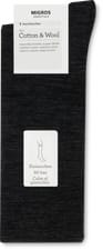 Men's knee socks Cotton & Wool 1-prs (Farbe: anthracite, Grösse: 39-42)