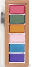 Peintures aquarelle métallisée