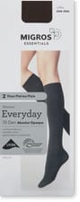Ladies knee-highs (Grösse: one size, Farbe: coffee)