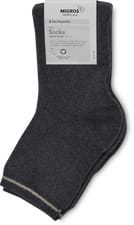 BIO Men's socks Home Socks 2-prs (Farbe: grey, Grösse: 39-42)