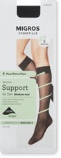 Ladies knee-highs (Grösse: 35-38, Farbe: anthracite)