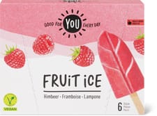 YOU Bâtonnets Fruit Ice Framboise