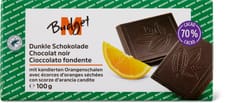 M-Budget Plaque de chocolat Noir avec écorces d’oranges séchées 70% cacao