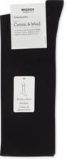 Men's knee socks Cotton & Wool 1-prs (Farbe: black, Grösse: 39-42)