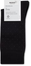 BIO Men's socks Dots 2-prs (Farbe: black, Grösse: 39-42)