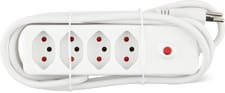 Prise multiple 4 x T13, blanche