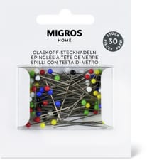 Épingles tête de verre 30 mm
