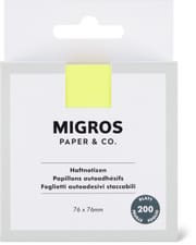 Papillons autoadhésifs 7.6 x 7.6 cm FSC® (Couleur: gelb pastell)