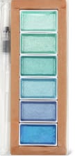 Peintures aquarelle métallisée