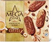 MegaStar Glaces en bâtonnet mini Coffee