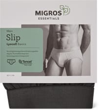 Herren Slip (Farbe: d'grau, Grösse: L)