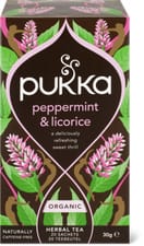 Pukka Bio Infusion Menthe poivrée et réglisse