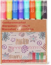 Marqueurs contour