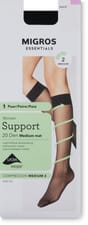 Ladies knee-highs (Grösse: 35-38, Farbe: black)
