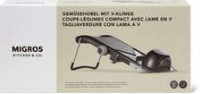 Coupe-légumes compact avec lame en V