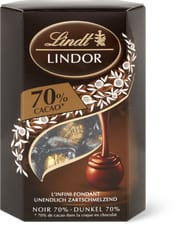 Lindt Lindor Boules Noir 70% cacao