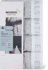 Men's Short 4pc Cotton (Farbe: grey, Grösse: S)